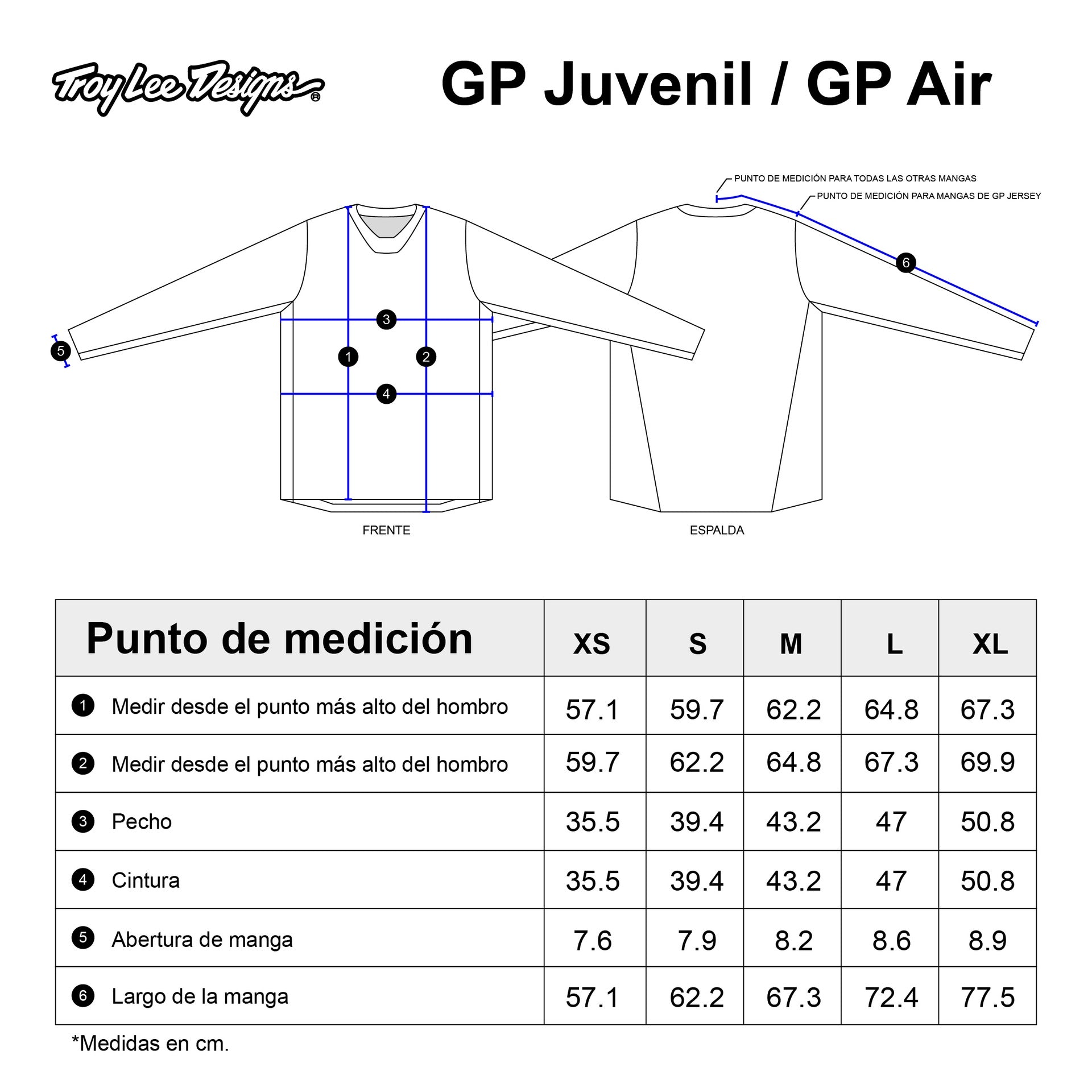 Jersey para niño Troy Lee Designs Gp Pro Partical Fog / Charcoal